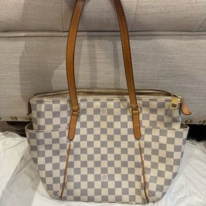 Louis Vuitton Damier Azur Handbag